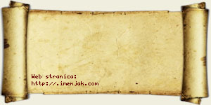 Ivanka Živanović vizit kartica